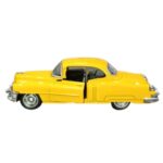 1908 Classic Car Pull Back Metal Car Yellow - Image 3