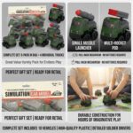 Simulation Car Model - Military Missile Launcher toy trucks - Image 4