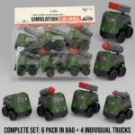 Simulation Car Model - Military Missile Launcher toy trucks