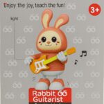 Rabbit Guitar Cute musician - Light & Music Toy - Image 3