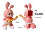 Rabbit Guitar Cute musician - Light & Music Toy - Image 5