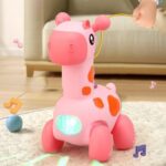 Cute pet Giraffe Light & Music Toy
