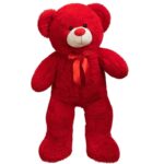 Big Red teddy With Bow - 65 CM