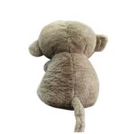 Cute Monkey With Peach - Grey - Image 3