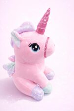 Cute Unicorn with Glitter Wing - Pink