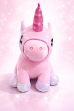 Cute Unicorn with Glitter Wing - Pink - Image 4