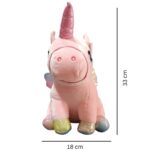 Cute Unicorn with Glitter Wing - Pink - Image 8