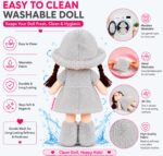 Cute Soft Hat Doll with Pretty Eye lashes - 50 CM Big - Assorted - Image 2
