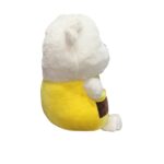 Burger Teddy Small Soft Toy - White - Image 2