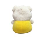 Burger Teddy Small Soft Toy - White - Image 4