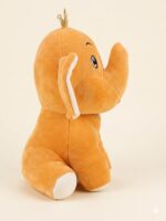 Cute Crown Elephant Plush Toy - Yellow - Image 4