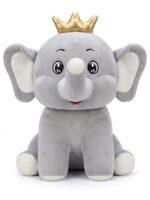 Cute Crown Elephant Plush Toy