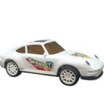 Auto Racing Electric Racing Car - White