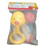 Tim Tim Rattle 3 pcs Duck toy - Image 2