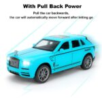 Alloy Pull Back Rolls Royce - Blue - Image 2