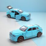 Alloy Pull Back Rolls Royce - Blue