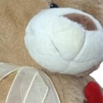 Teddy Plush Brown with Heart - Image 6