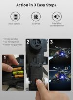 Combat Fighter Projections Swat Aircraft Helicopter Chopper Vehicle Toy Light, Music - Image 3