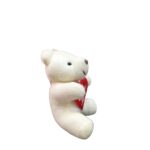 Cute Teddy Keychain with Heart - Image 2