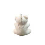 Cute Teddy Keychain with Heart - Image 3
