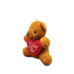 Cute Teddy Keychain with Heart - Image 13