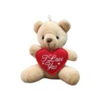 Cute Teddy Keychain with Heart - Image 15