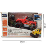 Off Road Vehicle Speed Car RC Jeep With Smoke Effect - Red - Image 2