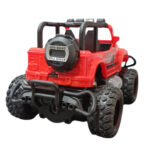 Off Road Vehicle Speed Car RC Jeep With Smoke Effect - Red - Image 4