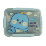 4 Compartment Stainless Steel Lunch Box 1000ml with 150ml Soup Bowl assorted
