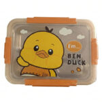 4 Compartment Stainless Steel Lunch Box 1000ml with 150ml Soup Bowl assorted - Image 2
