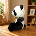 Sitting Panda with Golden Bow - 25 CM - Image 2