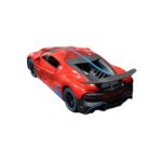 Buggatti Die Cast Car 1.32 - Red - Image 3