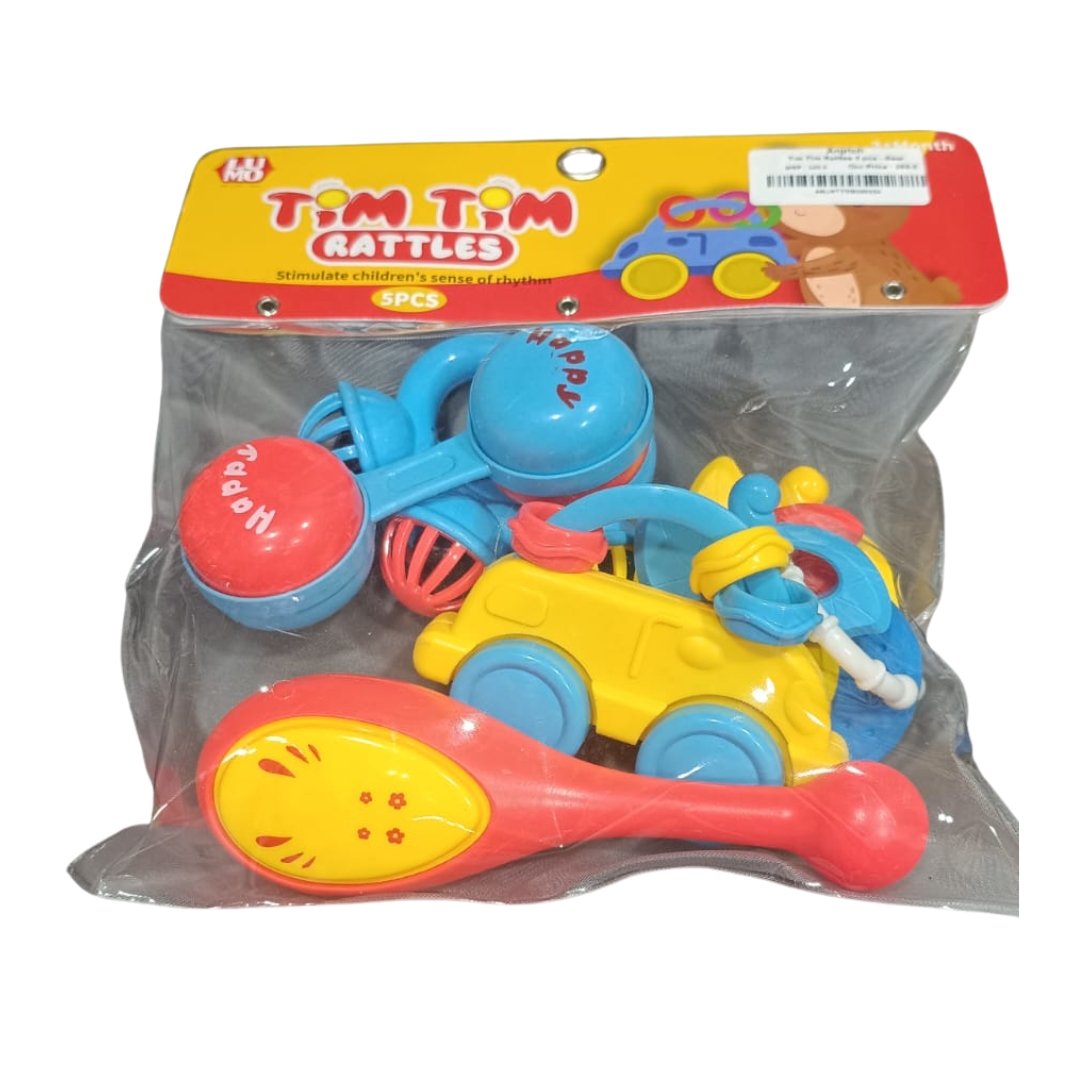 3164496 Tim Tim Rattles 5 pcs - Bear - Image 1